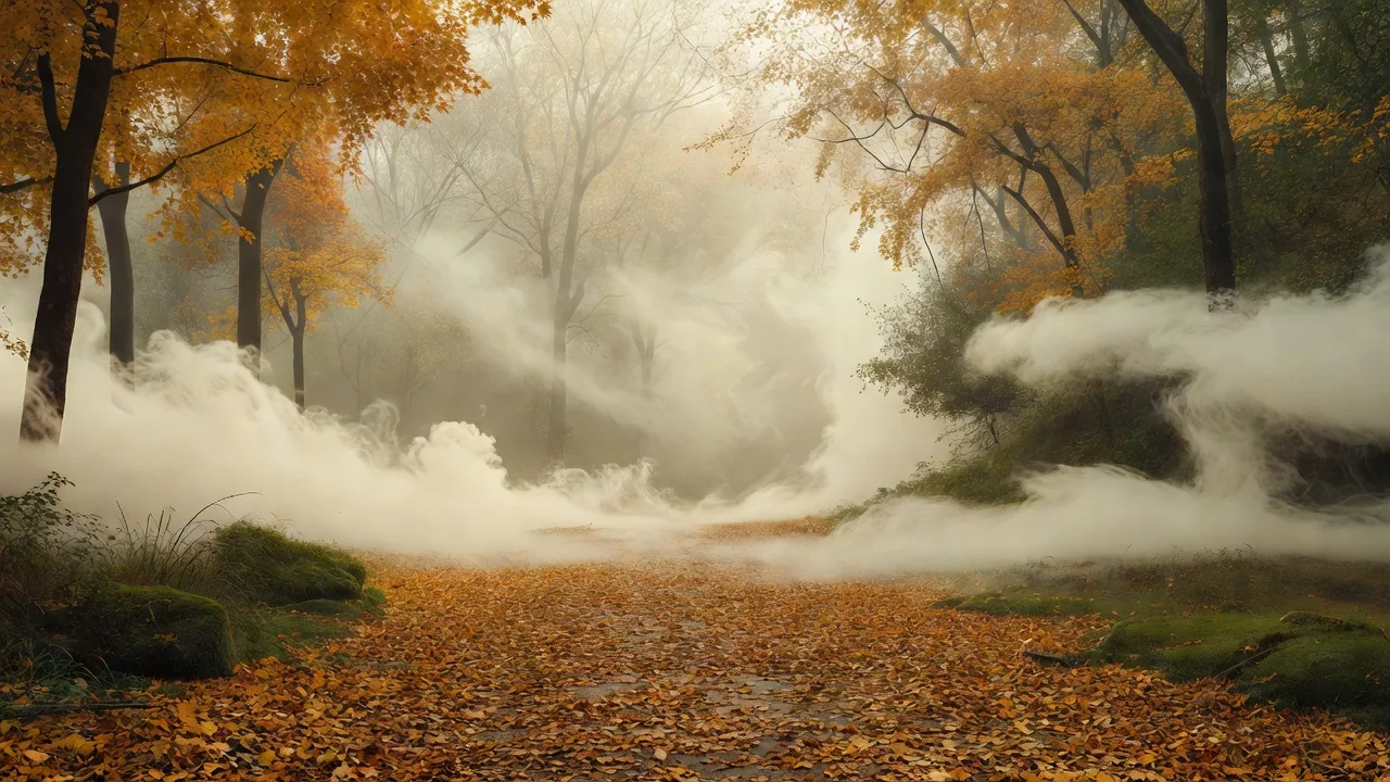 秋霧の森 — Autumn Mist Forest
